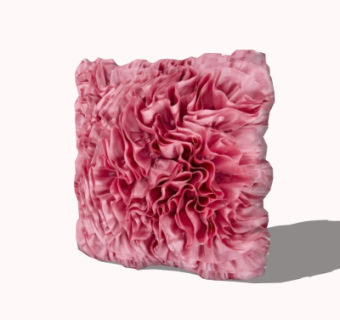 现代布艺抱枕su模型