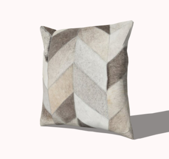 现代布艺抱枕su模型