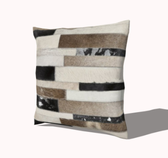 现代布艺抱枕su模型