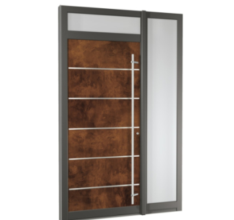 现代子母门组件su模型