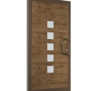 现代平开门组件su模型