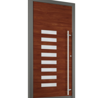 现代平开门组件su模型