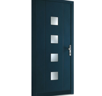 现代平开门组件su模型