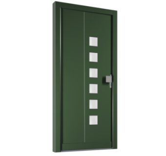 现代平开门组件su模型