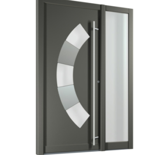 现代子母门组件su模型