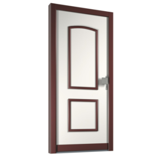 现代平开门组件su模型