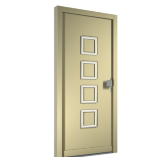 现代平开门组件su模型