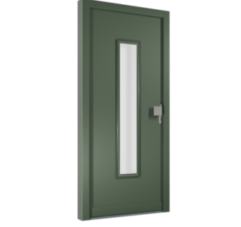 现代平开门组件su模型