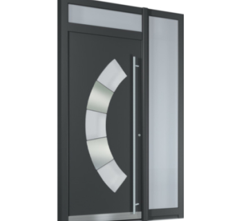 现代子母门组件su模型