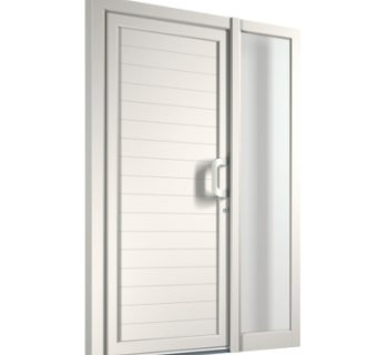 现代子母门组件su模型