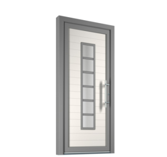 现代平开门组件su模型