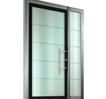 现代平开门组件su模型