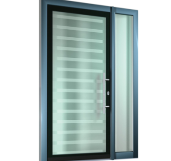 现代子母门组件su模型