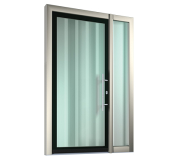 现代子母门组件su模型