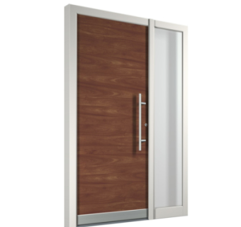 现代子母门组件su模型