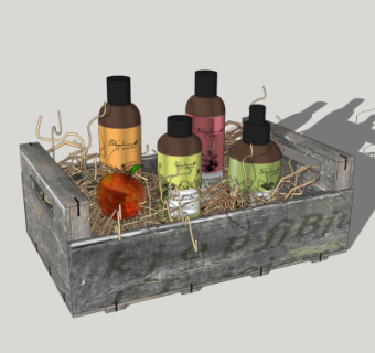 现代化妆品su模型