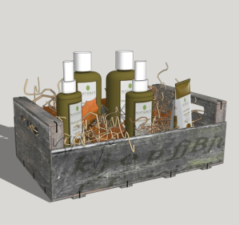 现代化妆品su模型