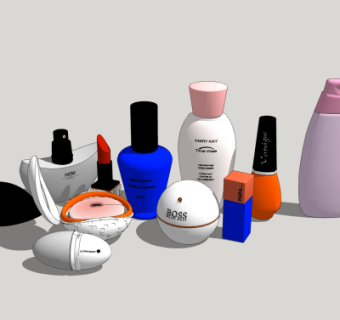 现代化妆品su模型