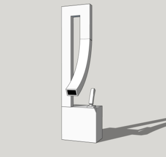 现代烘干机su模型