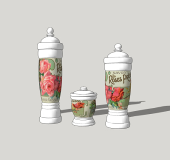 现代化妆品su模型