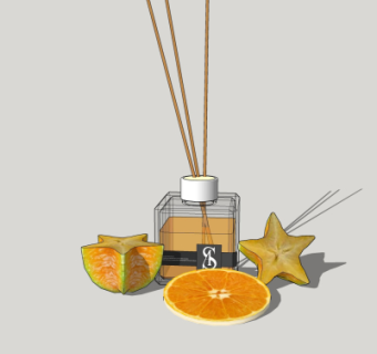 现代香薰su模型