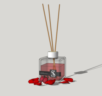 现代香薰su模型