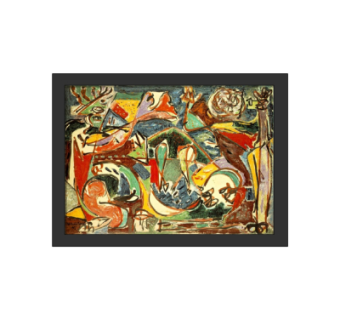 现代油画装饰画su模型