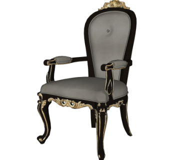 欧式雕花单椅su模型