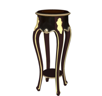 欧式圆几su模型