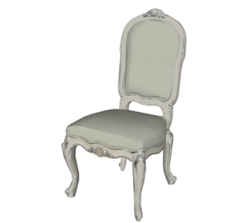 欧式雕花单椅su模型