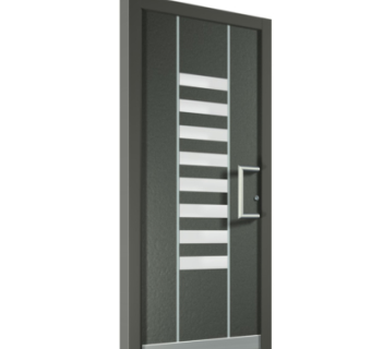 现代平开门组件su模型