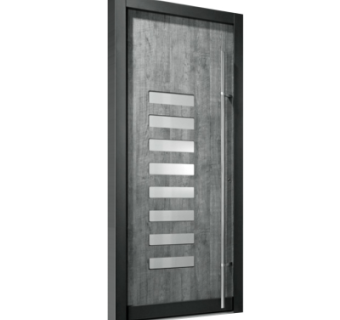 现代平开门组件su模型