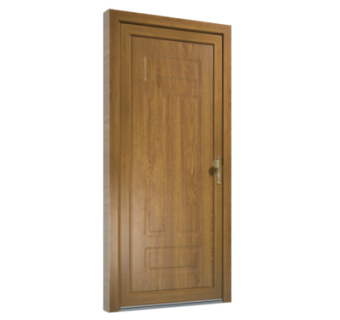 现代平开门组件su模型