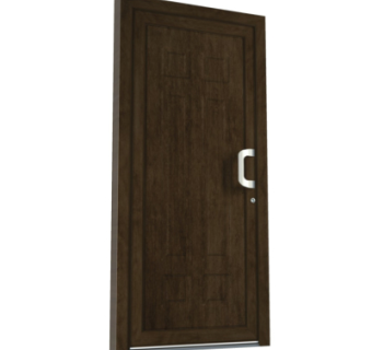 现代平开门组件su模型