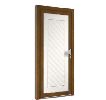 现代平开门组件su模型