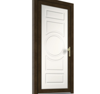 欧式平开门组件su模型