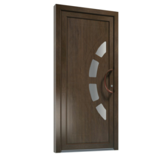 现代平开门组件su模型