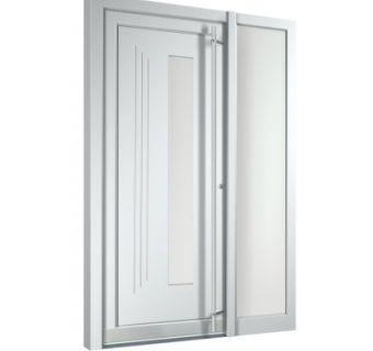 现代子母门组件su模型