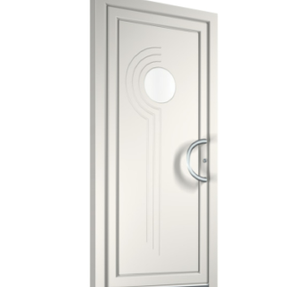 现代平开门组件su模型