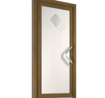 现代平开门组件su模型