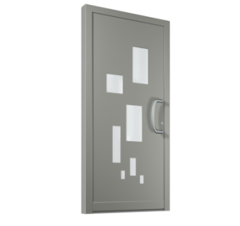 现代平开门组件su模型