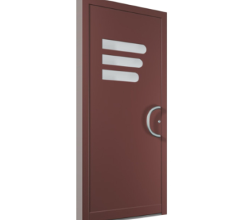 现代平开门组件su模型