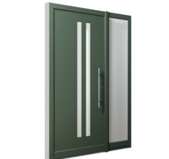 现代子母门组件su模型