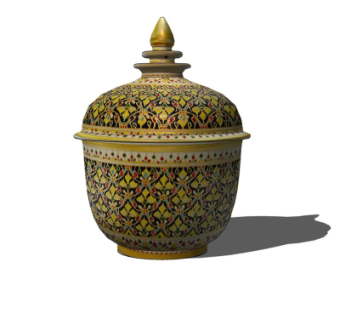 现代陶瓷罐su模型