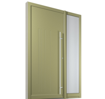 现代子母门组件su模型