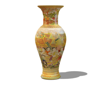 现代陶瓷花瓶su模型