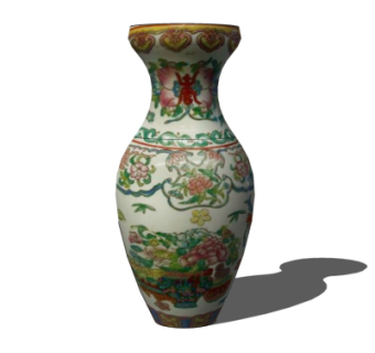 现代陶瓷花瓶su模型