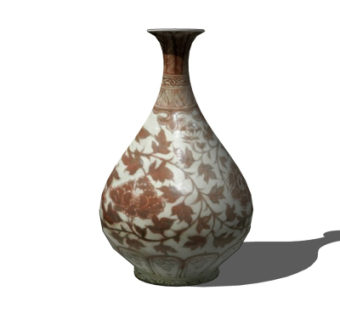 现代陶瓷花瓶su模型