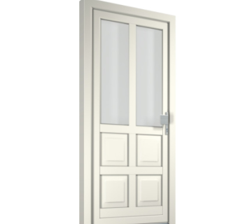 欧式平开门组件su模型