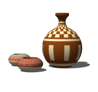 现代陶瓷花瓶su模型